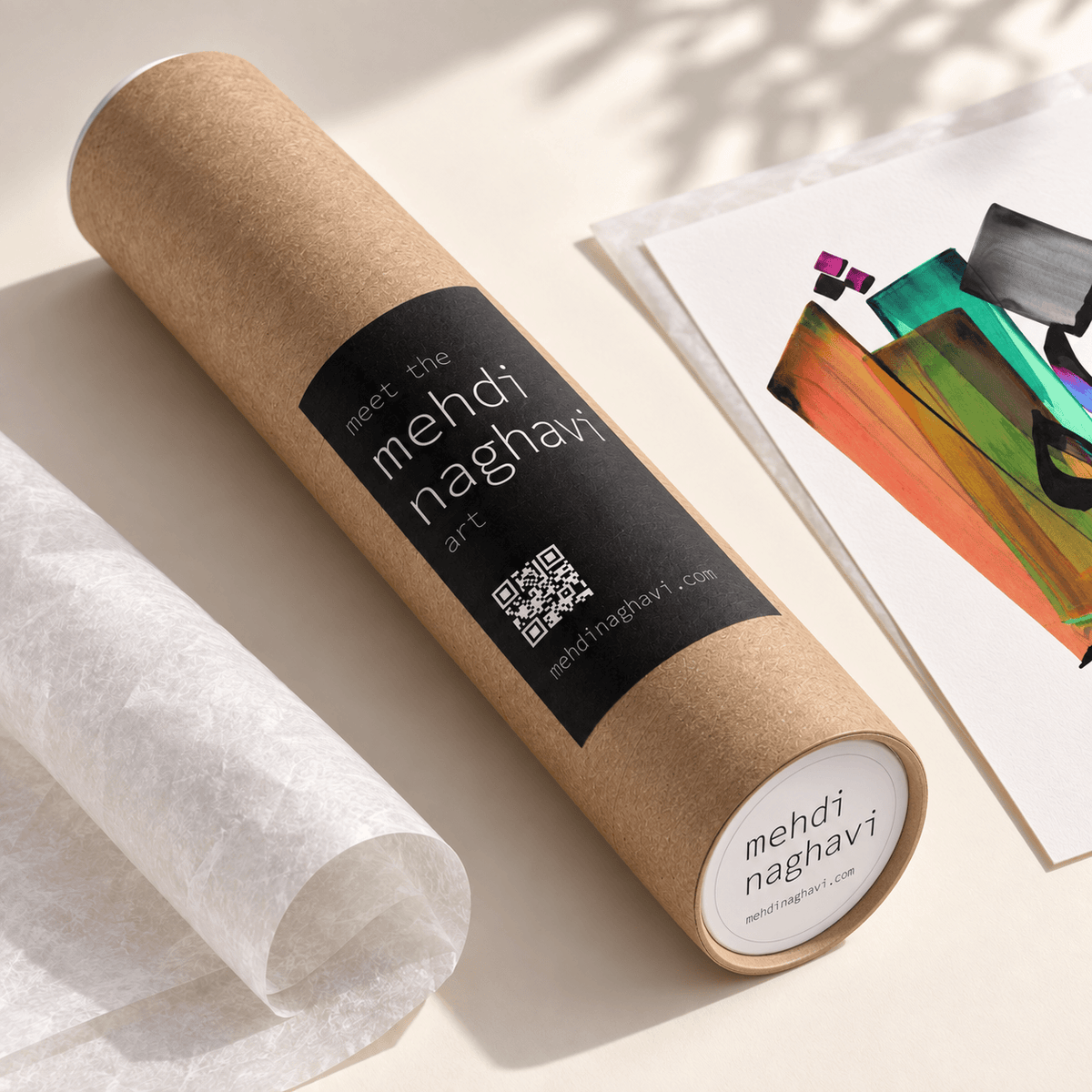 ISIM fine art print packaging tube