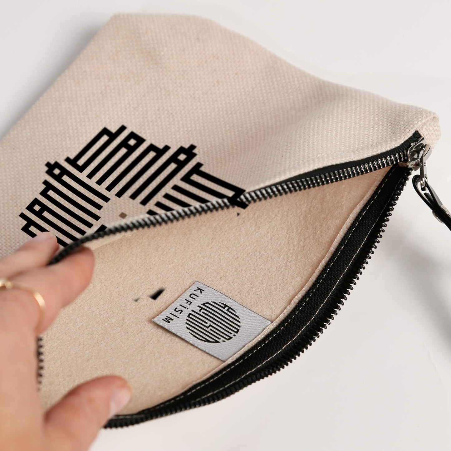 Kufic Small Carryall Pouch (16x25 cm)