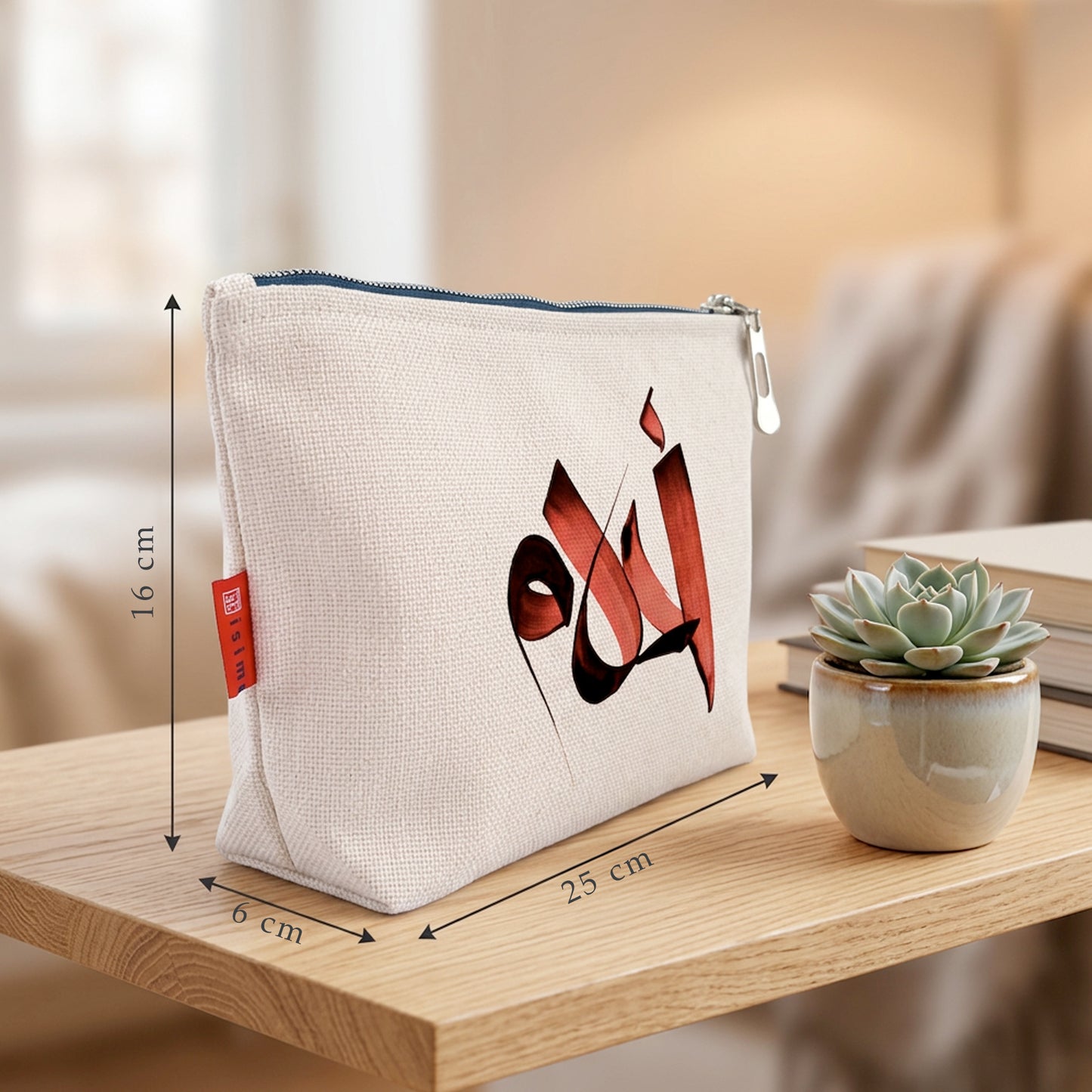 محفظة صغيرة لحمل الأغراض بتصميم عربي (16×25 سم)